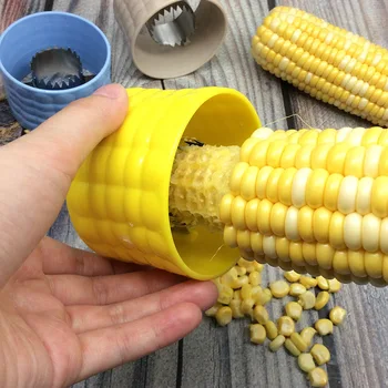 

Stainless Steel Corn Planer Threshing Machine Corn Kernel Separator Stripper Peeling Kitchen Gadget Outdoor Tool