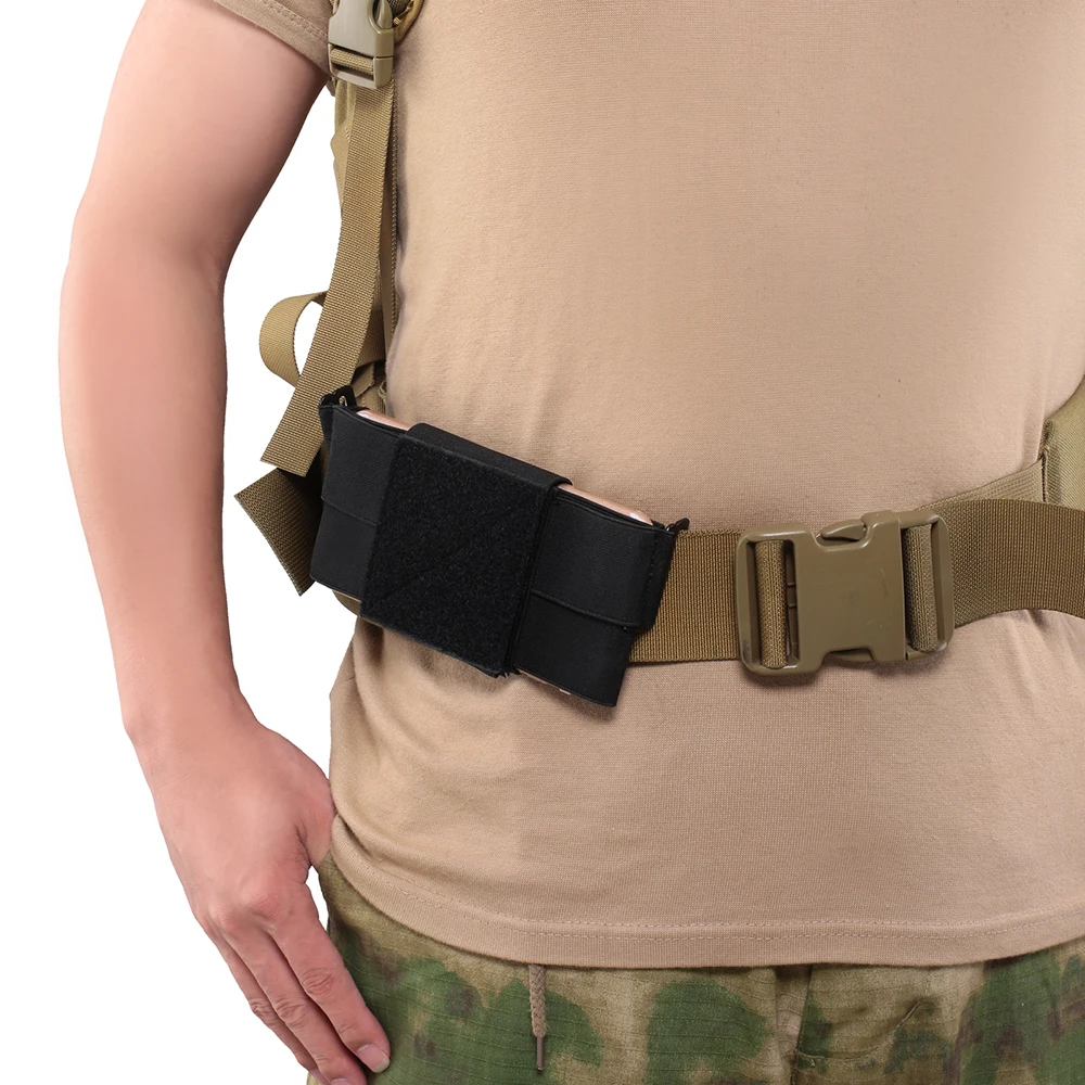 Tactical Molle Phone Holder Case Military EDC Belt Waist Pack