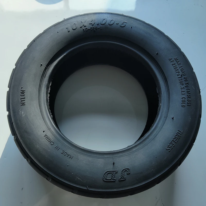 

Thickened tubeless tires for off-road electric scooters 10×4.0-6 Electric scooter tires Road tires Pneumatic tire