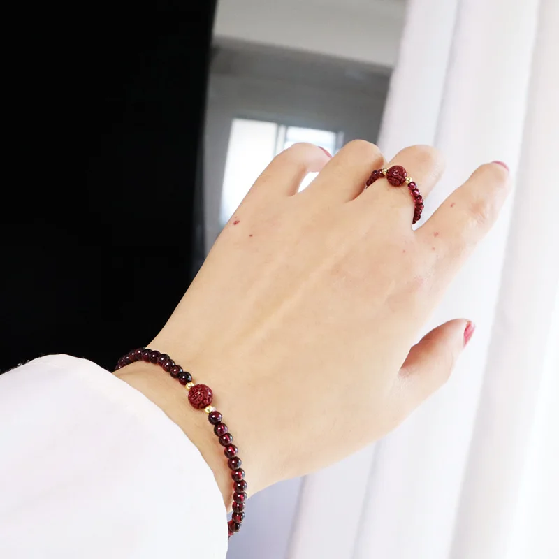 Buy Certified & Energised Garnet Bracelet Online — My Soul Mantra