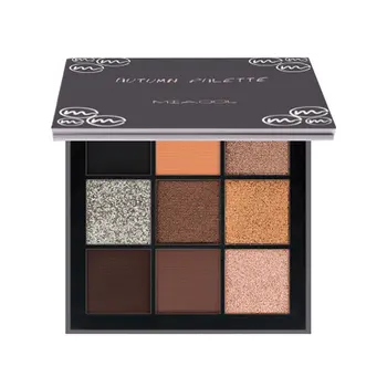 

1 Box Of 9 Color Eyeshadow Pallete Eyeshadow Makeup Pallete Prism Eyeshadow Disc Pearl-Matt Polarized Orange Eyeshadow Disc