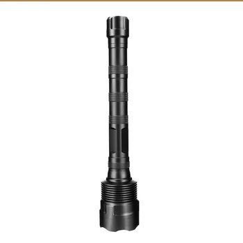

Rechargeable Alluminium Bolder LED Flashlight, T6, IPX5 Water-Resistant, 5 Light Modes, 18650 Battery not Included