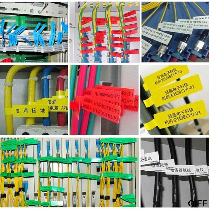 Комплект для маркировки кабелей бирки Drop Ship&Wholesale 30Pc Cable Labels Sticker Waterproof Identification Tags Wor