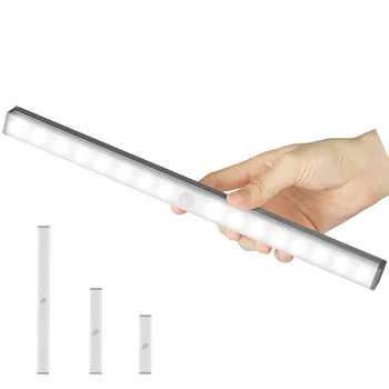 

6/10/20 LED Sensor Cabinet Light with Magnetic USB Rechargeable Motion Sensor Led Lights for Bedroom Kitchen Closet Stairway