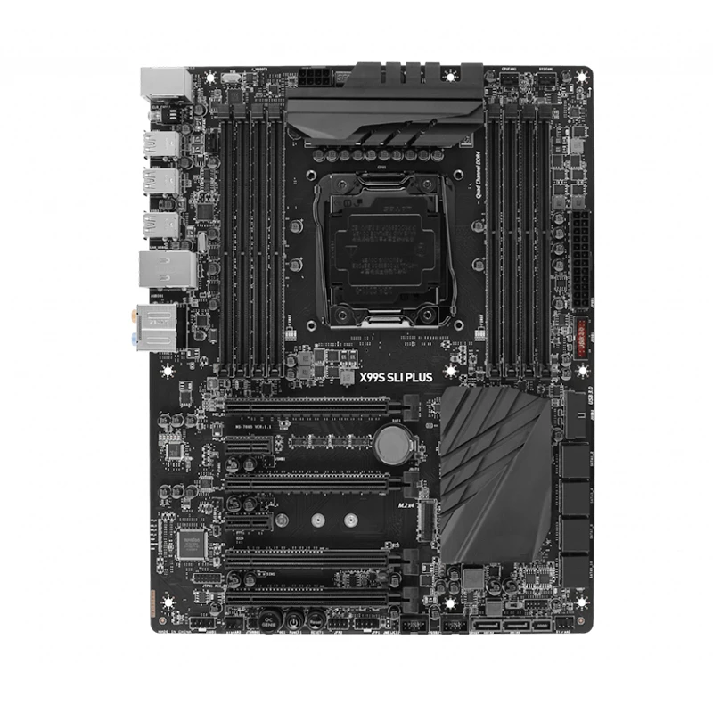 

For MSI X99S SLI PLUS Desktop motherboard MB Intel X99 LGA 2011-3 DDR4 128GB SATA3.0 USB3.0 100% fully Tested Free shipping