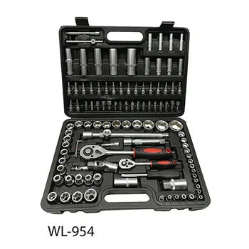 Cheap 108pcs Professional Hand Tool Sets Household Car Combination Repair Tools Set Multitool Sockets Ratchet Screwdriver Wrench Sets