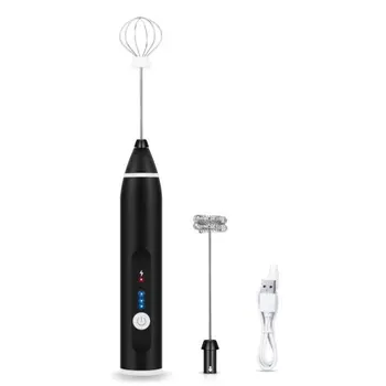 

Rechargeable electric whisk Adjustable speed of third gear Automatic eggbeater whipping cream whipping device