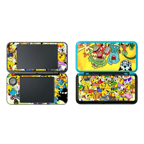 2DSLL0104 Виниловая наклейка Pokemon Go Pikachu для нового 2DS LL XL для nintendo 2DSLL виниловая Защитная Наклейка - Цвет: 2DSLL0104