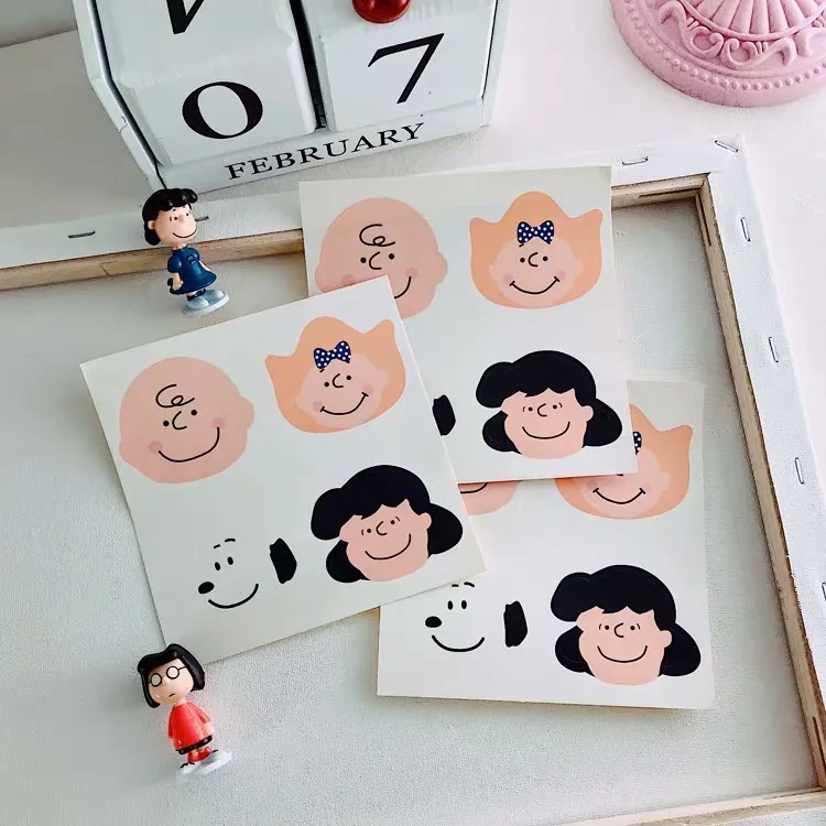 1 шт. INS Популярные арахис изгой собака мультфильм Kawaii стикеры Канцелярские Декоративные стикеры ручные счета ноутбук компьютер
