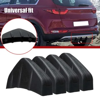 

4 Pcs Universal Car Rear Bumper Lip Diffuser Shark Fin Style