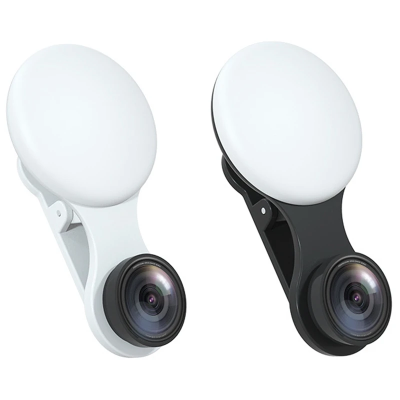 

Universal Ring Light Selfie Mobile Phone Lens Portable Flash LED Luminous Clip Light for iPhone Smart Phone