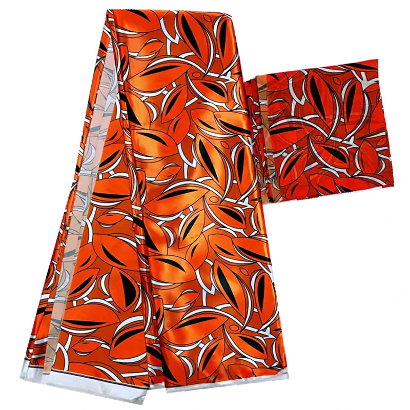 Лучшая цена винтажная шелковая вощеная ткань Африканская восковая печатная ткань Африканская Анкара ткань восковая печатная ткань 4+ 2 ярдов/партия для платья - Цвет: MJ851012s3