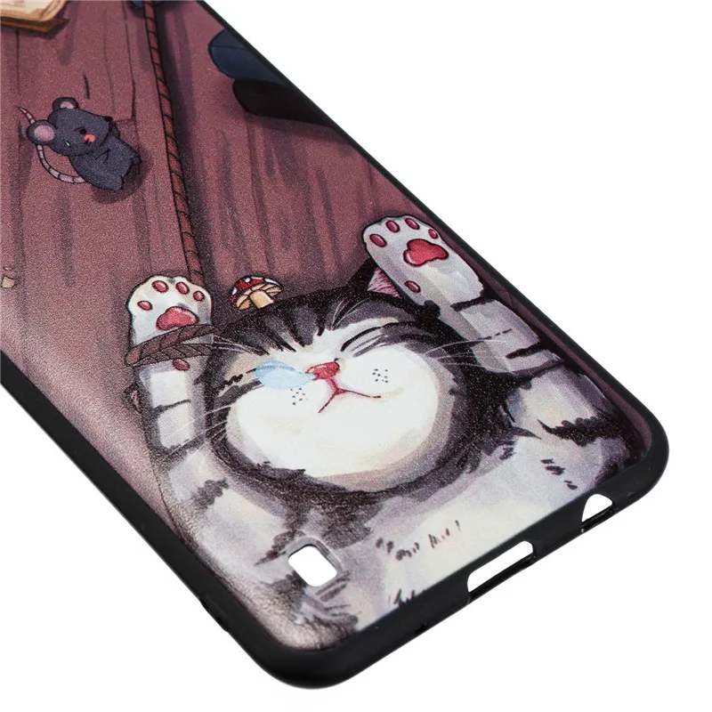 Суэф» и рисунком «ленивый кот Чехол Coque для samsung Galaxy A10 A20 A30 A40 A50 A60 A70 A80 A90 силиконовый чехол для телефона