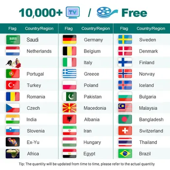 

4k Swedish Android tv box Full HD Support TV m3U Arabic Belgium Dutch Portugal Italia Germany Sweden Italy No APP Include