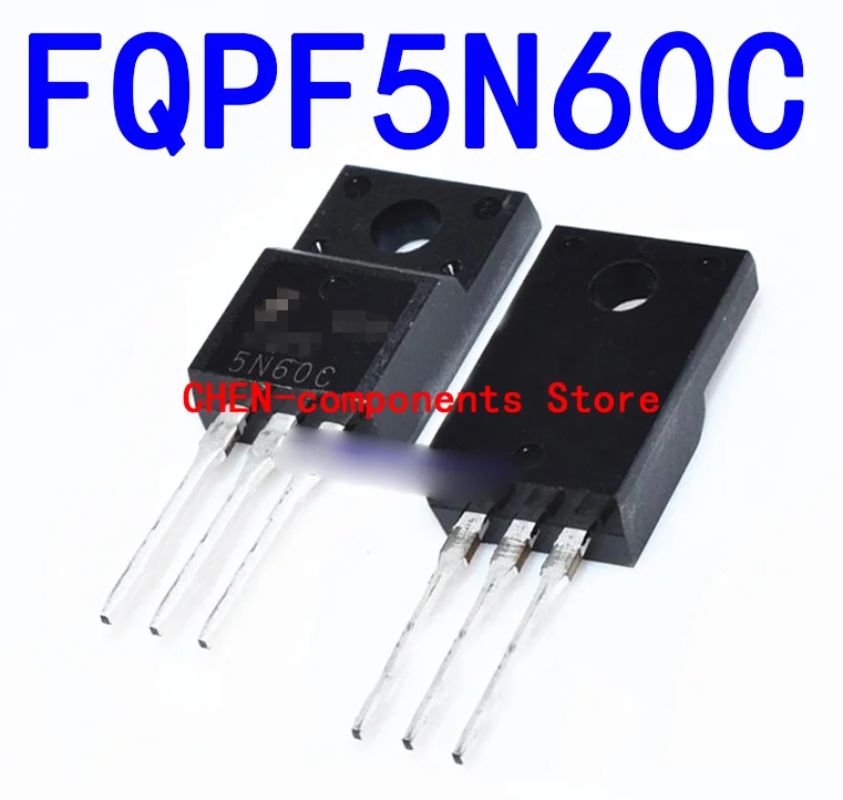 

10 шт. FQPF5N60C 5N60C TO-220 импортный новый оригинальный
