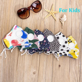 

1Pcs Children Cotton Mask PM2.5 Filter Face Mask Respiratory Valve Mask Anti-Dust Face Mask Fits 4-12 Years Old Kids