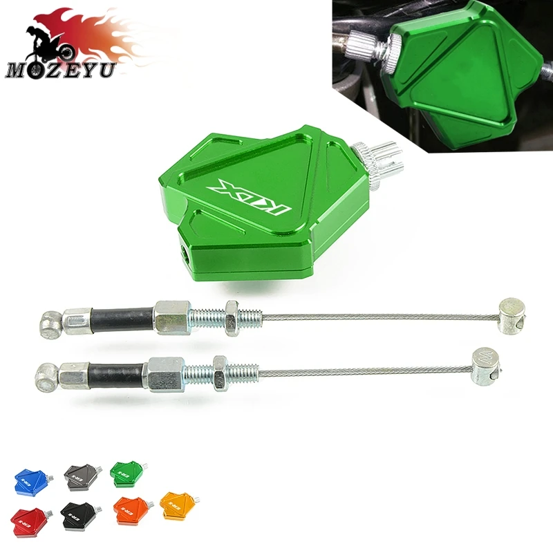 Для Kawasaki KLX 125 150S 250 450R все годы Мотоцикл с ЧПУ алюминиевый двигатель трюк рычаг сцепления легко тяните кабельная система