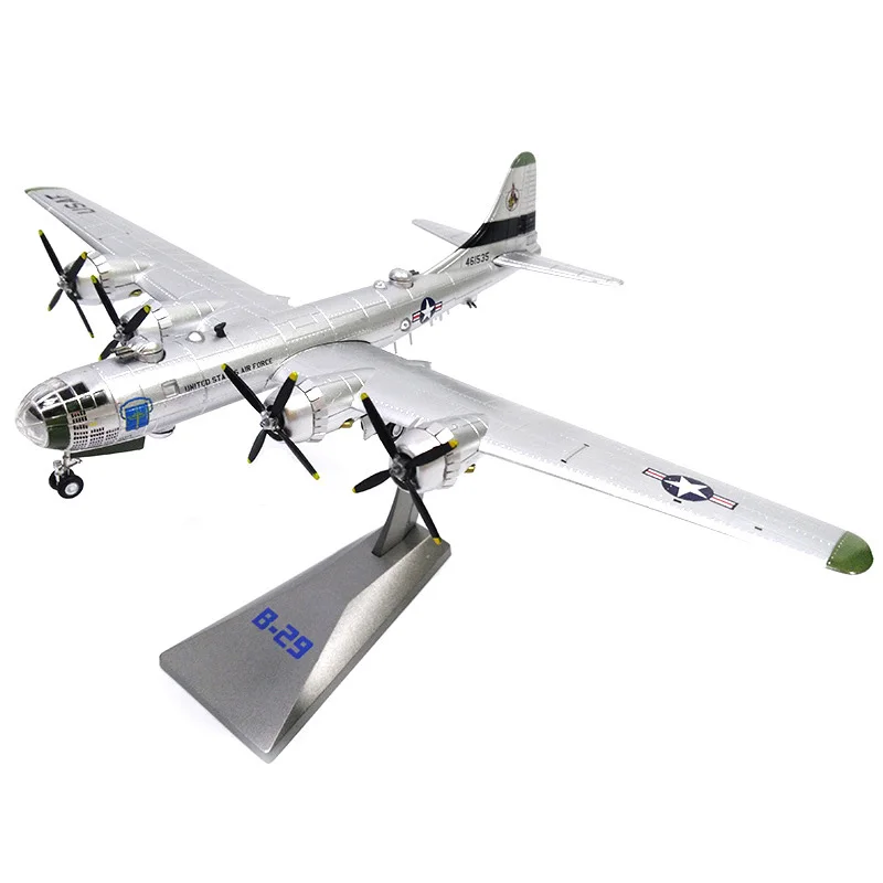 1/144 масштаб сплав бомбера США Air Force B-29 suперфоратор самолет детские игрушки Детский подарок для коллекции