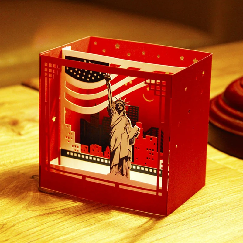  3D Pop Up New York Greeting Cards Christmas Birthday Valentine Invitation D08D - 4000357838357