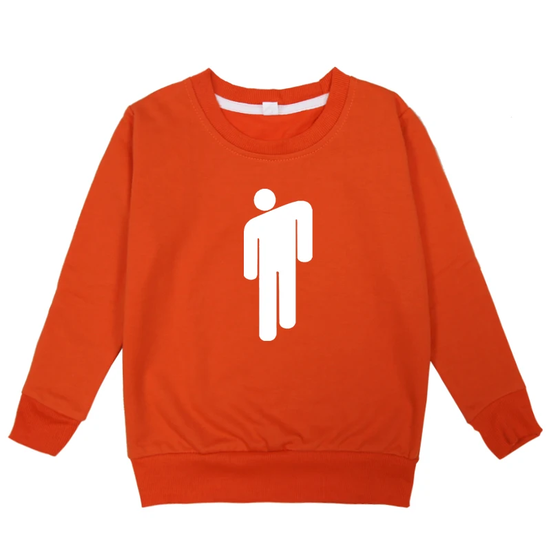 Весна года, Новое поступление, худи для мальчиков и девочек, худи Billie Eilish, хлопковая футболка с длинным рукавом, толстовки, одежда для малышей - Цвет: kids hoodies 3