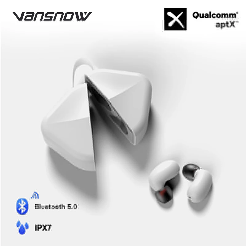 

High Performance B6 IPX7 Waterproof TWS Earphone Wireless Earbud Bluetooth 5.0 Support Aptx/AAC 45h Standby Time for IOS/Android