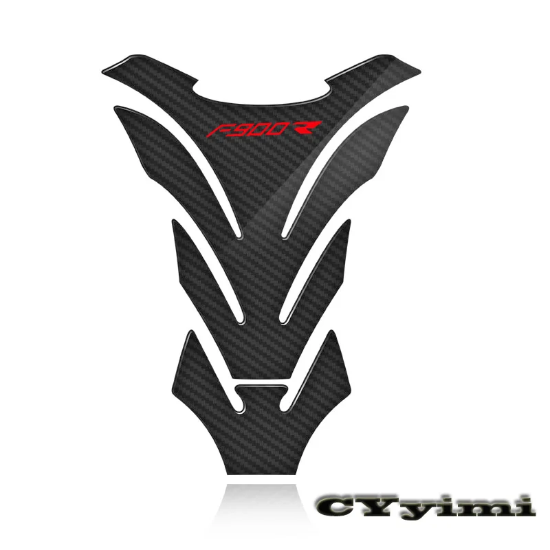 3D Carbon Fiber Motorcycle Fuel Tank Pad Cover Protector Decal Stickers For BMW F900R F900 R 900R