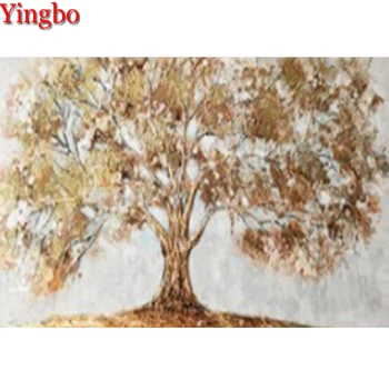 

Abstract golden tree art Diamond Painting Cross Stitch kit Full Square round drill Diamond Mosaic Diamond Embroidery Decoration