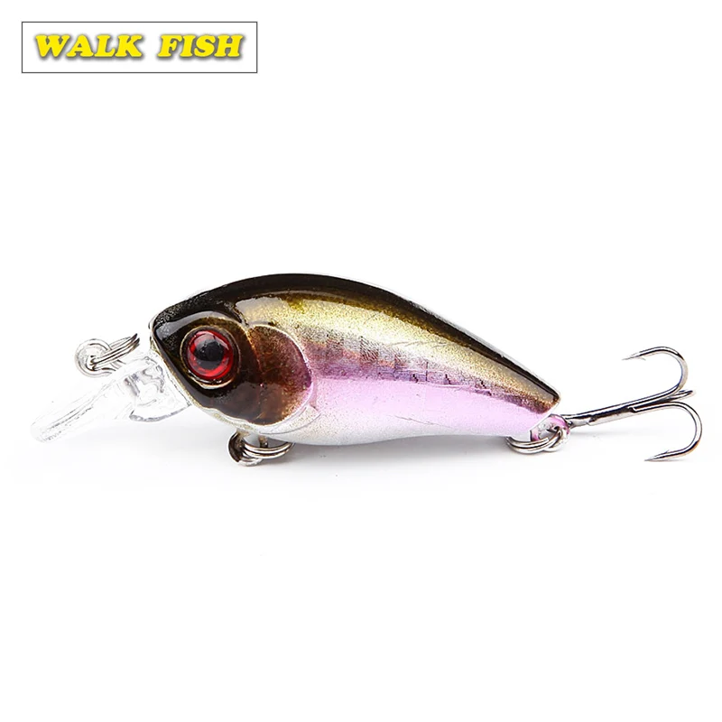 Walk Fish 1 шт. 4 5 см 2 г плавающая рыба рыболовная приманка искусственная тропическая