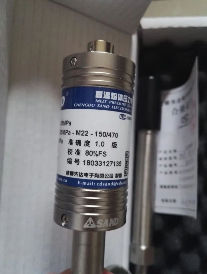 Высокотемпературный Датчик Давления Расплава PT127-35MPa-M22-150/470 1/"-20UNF