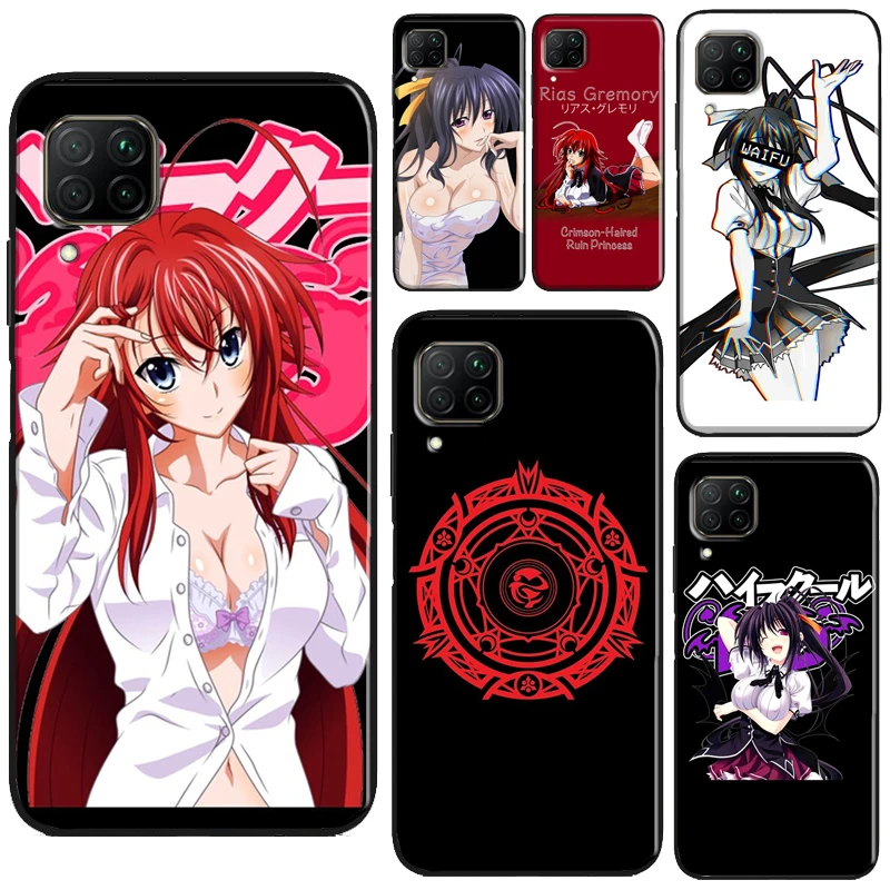 Akeno Rias Gremory High School Dxd Case For Huawei P Smart 2019 2021 Nova 5T Mate 20 Lite P30 P40 P20 Pro Honor 8X 9X 10i 8A | Мобильные