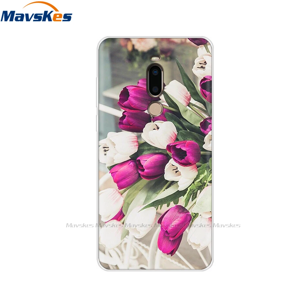 Мягкий силиконовый чехол для телефона Meizu M8, чехол с животным цветком из ТПУ, чехол для Meizu M8 Lite, силиконовый бампер, чехол для MeizM8 - Цвет: 3