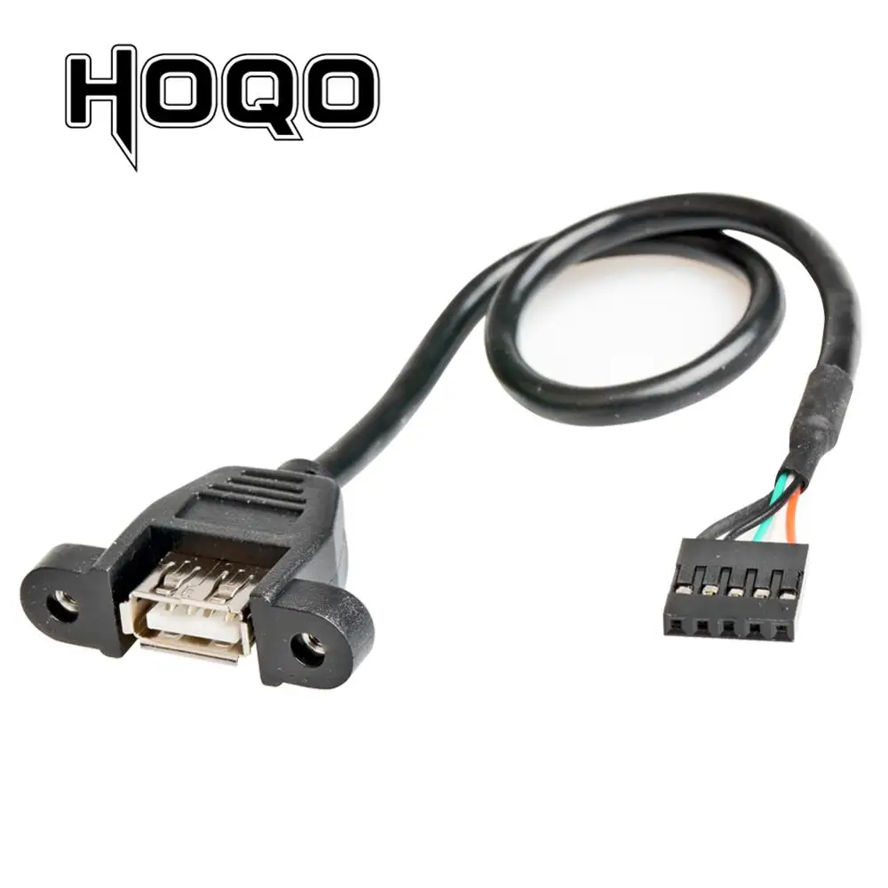Материнская плата Dupont Cable 0 5 м 30 см 1 фута USB 2.0B Тип гнездо принтер панель крепление