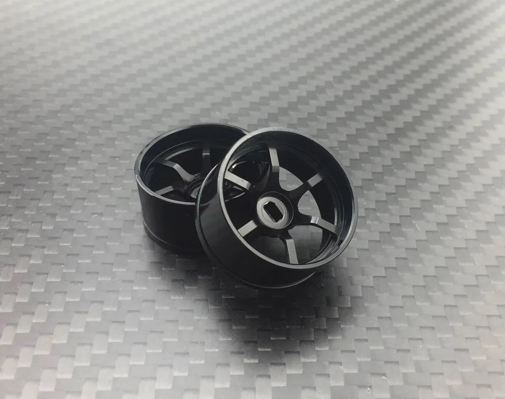 2 Mini-Z Fwd Drz Mini-D Gla Bz Mozzi In Metallo Per Zanzare Lk06B Nero