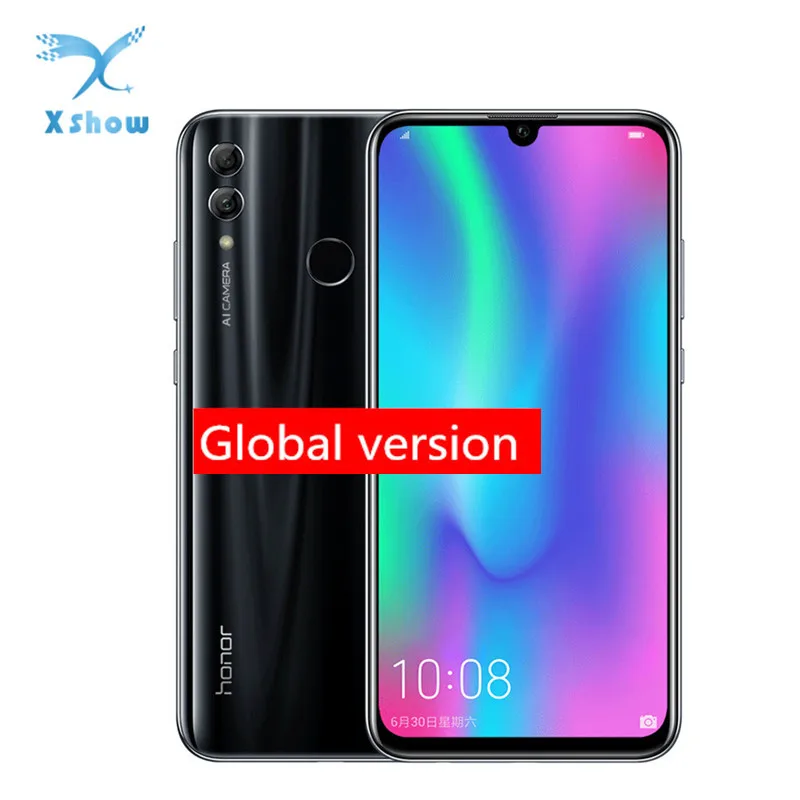 Honor 10 Lite Android 9.0 9 0 &quotFHD 2340X1080 Передняя Задняя камера 24 МП сканер отпечатка пальца