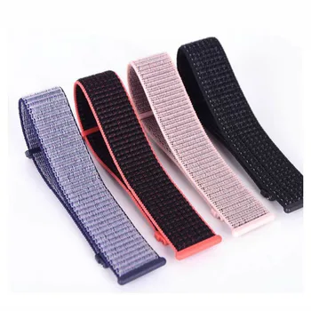 

20mm Nylon Loop Woven Strap for Xiaomi Huami Amazfit Bip Bit Lite Youth Smart Watch Sports Bracelet for Amazfit GTS Watch Band
