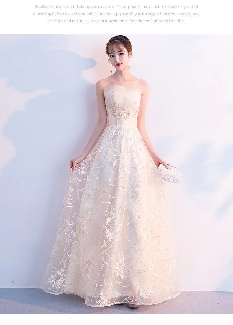 JaneyGao Long Porm Dresses