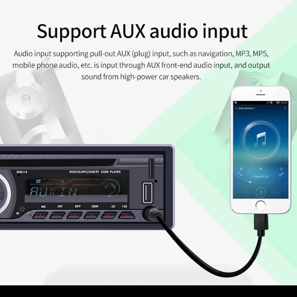 12 В Универсальное автомобильное радио Bluetooth fm-передатчик u-диск автомобильное аудио стерео мобильное зарядное устройство Авторадио MP3 плеер CD/DVD/VCD плеер