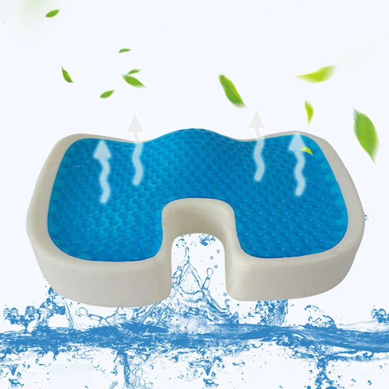 

Gel Cushion Shape Silicone Gel Cushion Memory Foam Pillow Beautiful Buttocks Protect Pregnant Slow Rebound Seat Cushion Chair