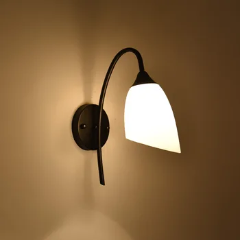 

Retro Glass Wall Lamp Simple Bedside Glass Wall Lamp Balcony Corridor Corridor Lamp