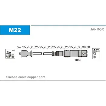 

Set wires MB C208/A208/W210/W211/W163/W220 4.3-5.4 98 JA