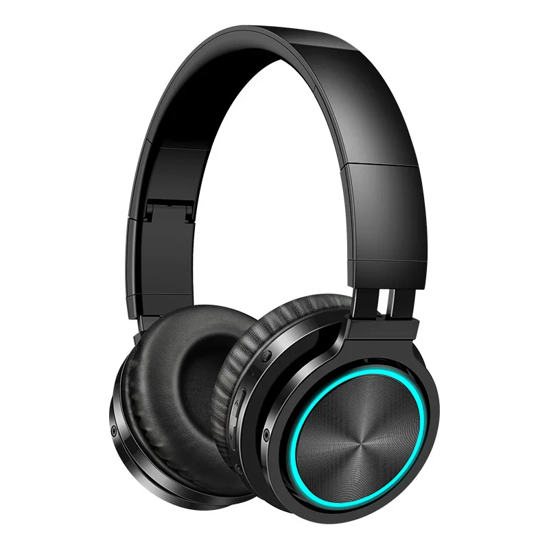 B12 Bluetooth Headphone Bass Wireless Headset 7 Colors Glow With MIC Support TF Card For Phone For Xiaomi For iPhone PC