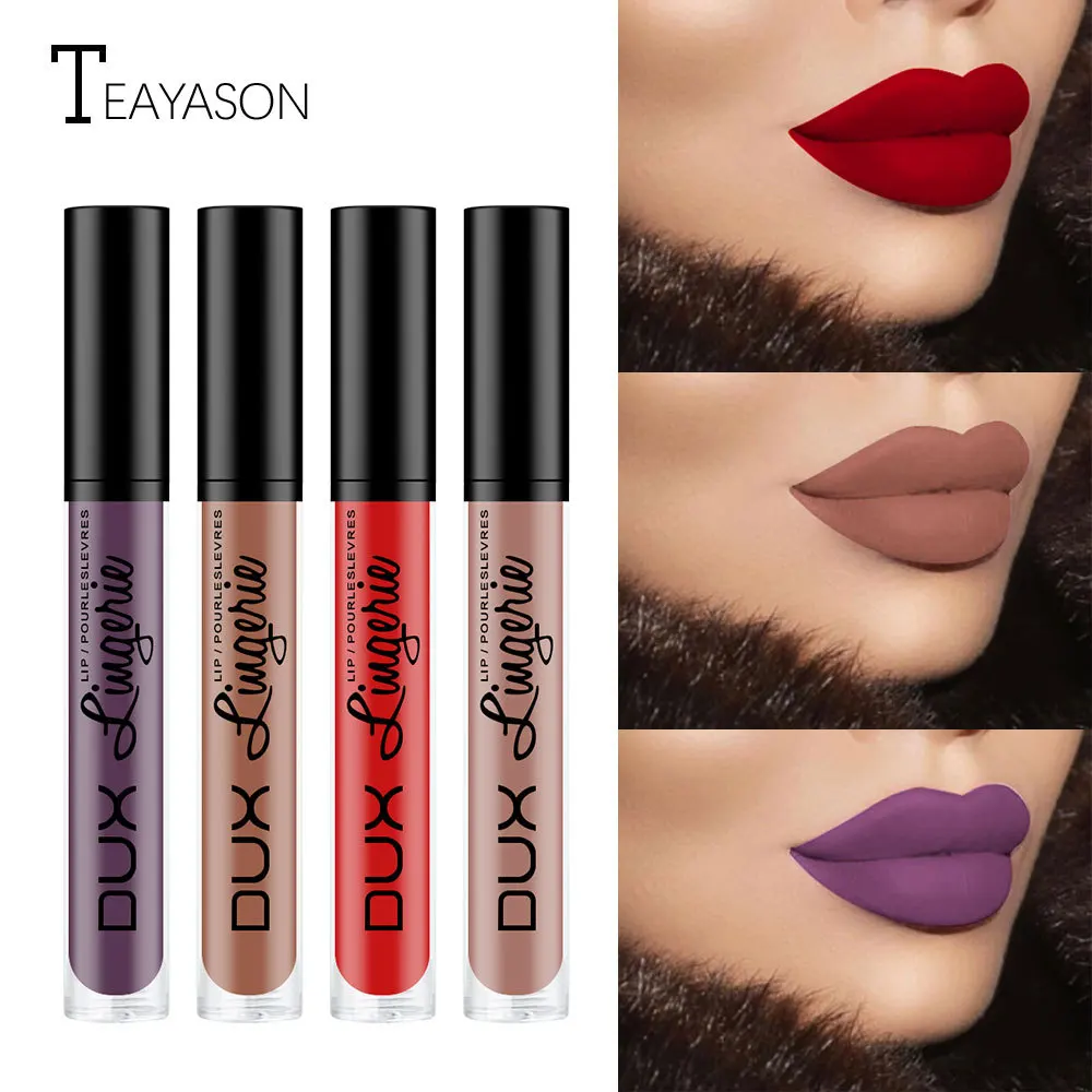 

15 Colors Matte Lip Gloss Nude Red Lip Tint Portable Waterproof Long Lasting Lip Gloss Liquid Lipstick for Beauty Makeup TSLM2