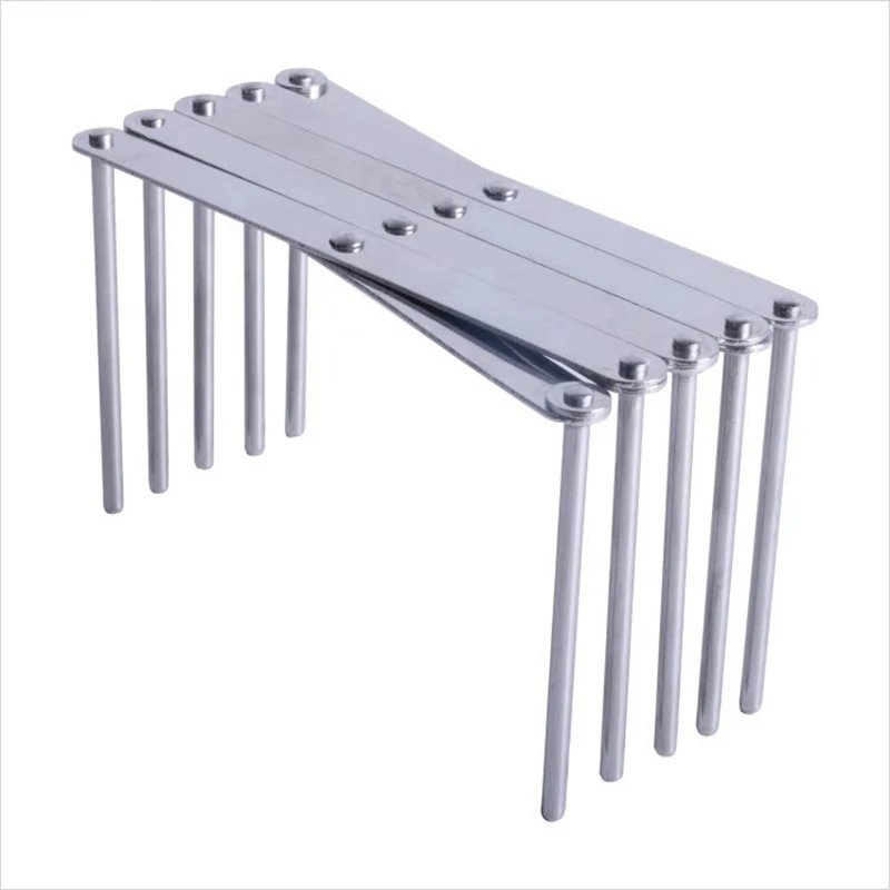 

Retractable storage rack folding kitchen gadget multifunctional steaming rack stainless steel kitchenware pot rack