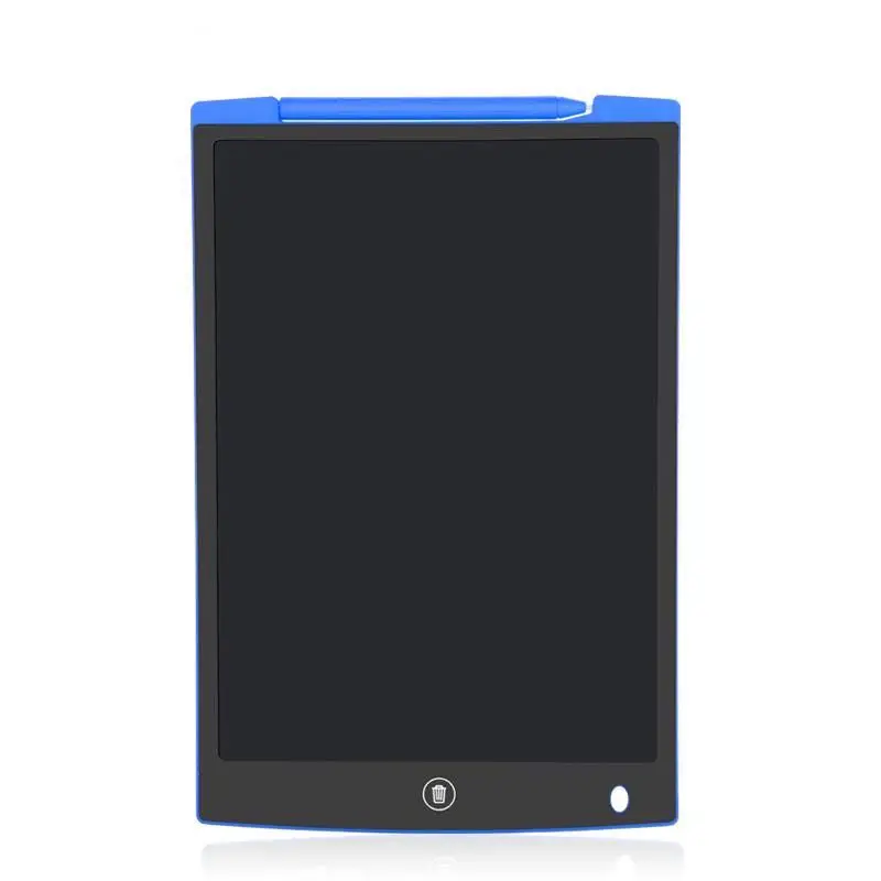 Blue Портативный 12 дюймов ЖК-дисплей цифровая доска для рисования Планшеты для детей и взрослых письмо от руки накладка ультра-тонкий графический планшет - Цвет: Blue