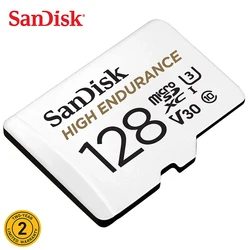 SanDisk – carte mémoire Micro SD, haute Endurance, classe 10, 128 go 64 go 32 go 256 go, pour moniteur vidéo 4K, vitesse rapide 