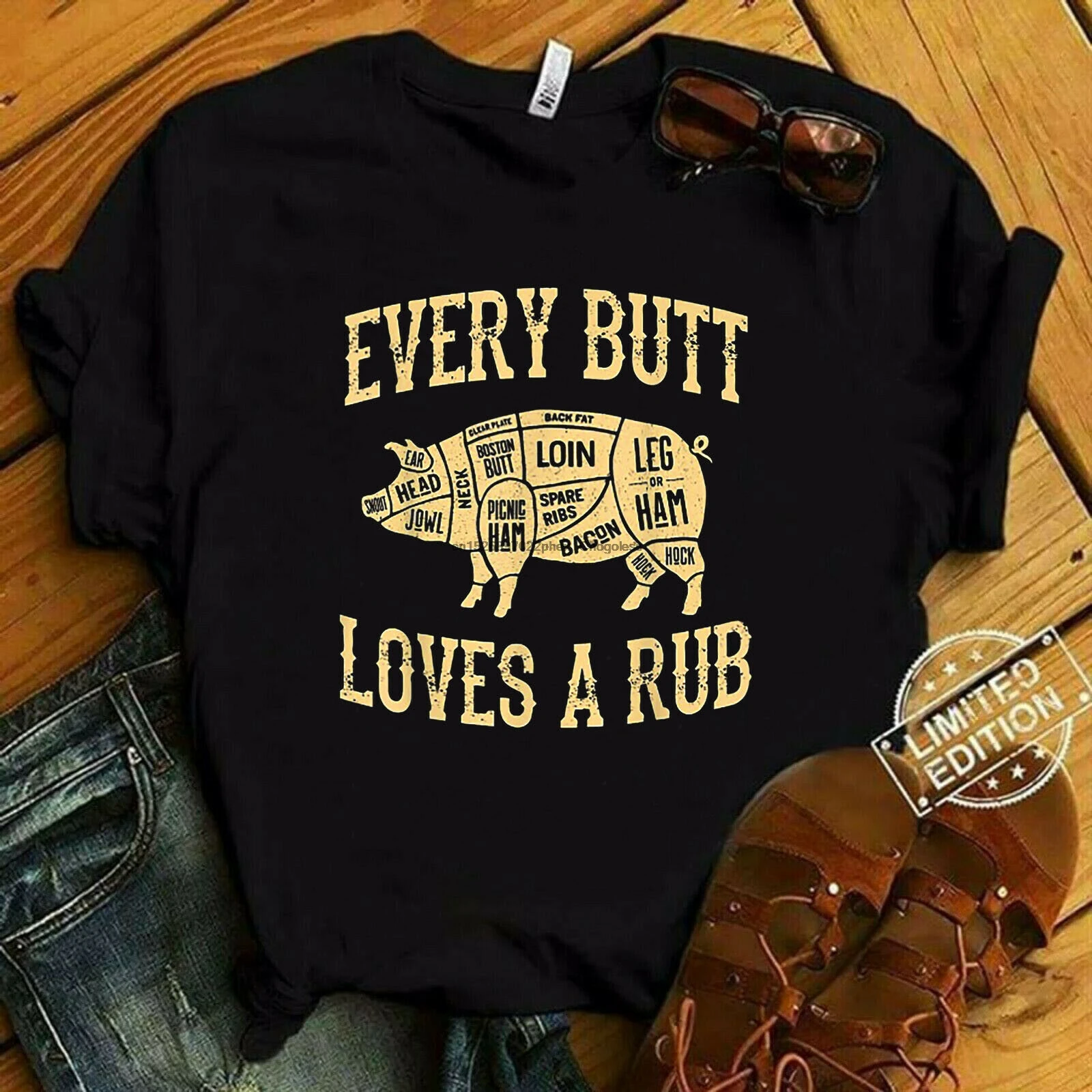 Rub BBQ Pork Unisex T Shirt 