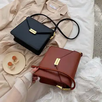 

Women Ladies Clutches Women Designer Crossbody Bags Bags For Girls Black Retro Shoulder Bag Bolsa