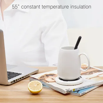 

USB Power Supply Mug Warmer Office Tea Coffee Cup Mug Heater Mats Pads Warmer Heating Cup Mat Pad Coaster For Beverage Drink