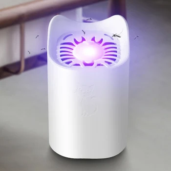 

LED Mosquito Killer Lamp Household Anti Mosquito Fly Trap Lamp USB Powered Pest Control Electric Insect Repellent Night Light