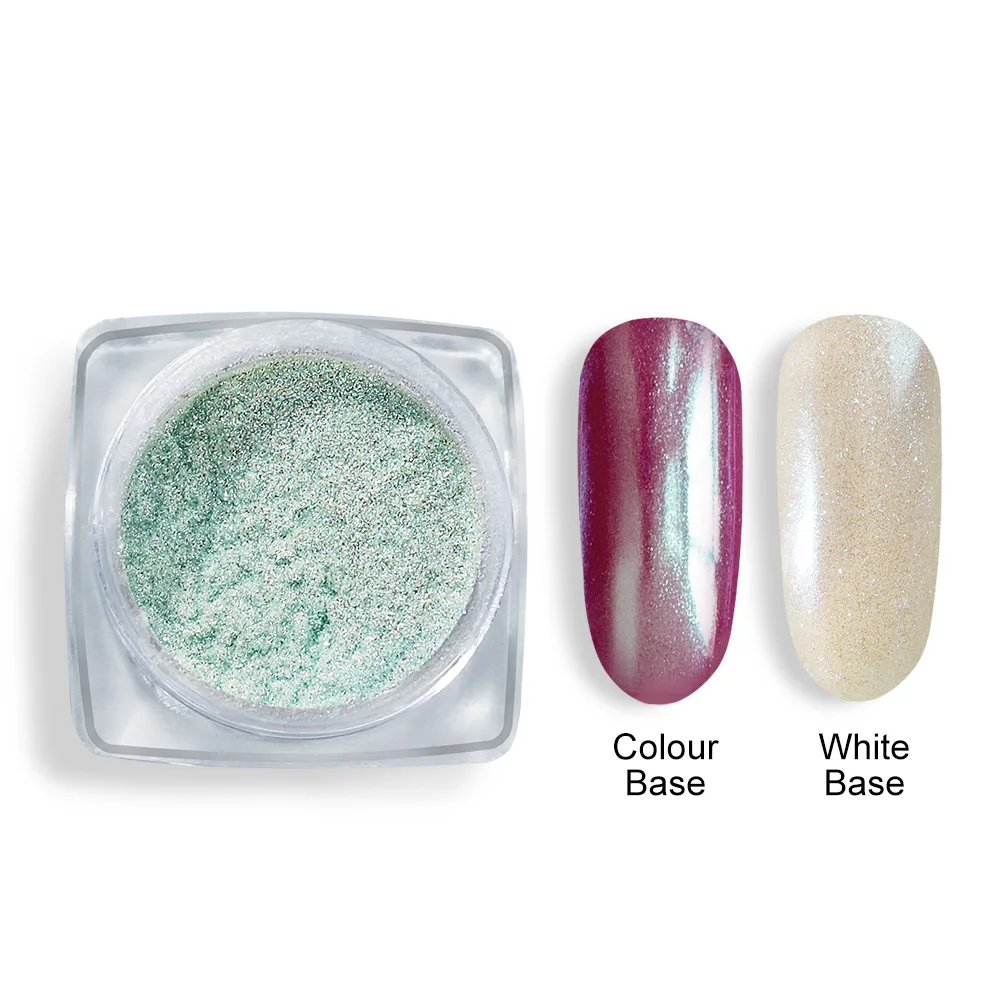 Pearl Powder 088 1 шт. 0,8 г голографический блестящий для ногтей Пудра для ногтей искусство зеркальный пигмент глиттер, сияющая пудра хром порошок зеркальный эффект маникюр - Цвет: Pearl Powder 088